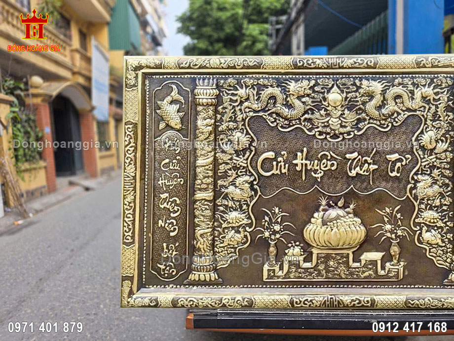 Đồng Hoàng Gia là địa chỉ chế tác tấm cửu huyền thất tổ theo yêu cầu